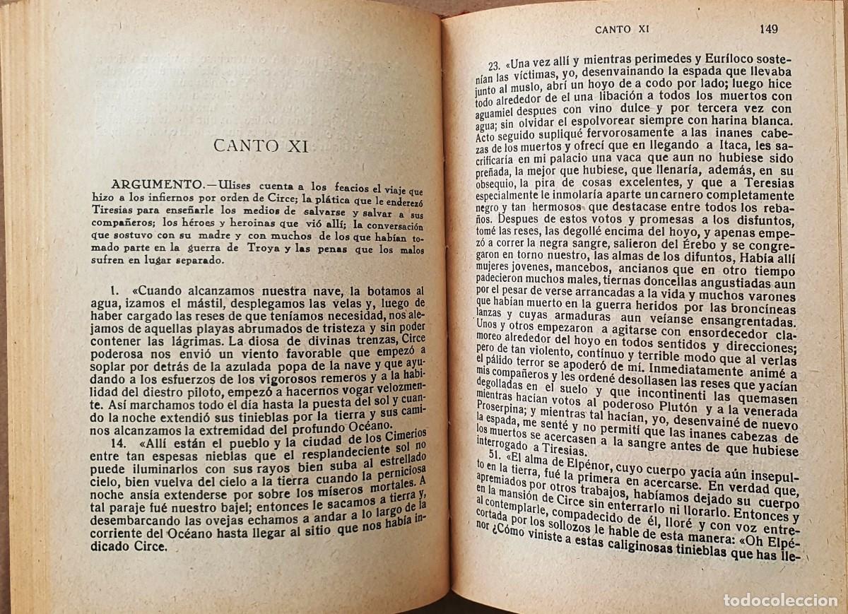 Libros de segunda mano: LA ODISEA. HOMERO. BERGUA. - Foto 3