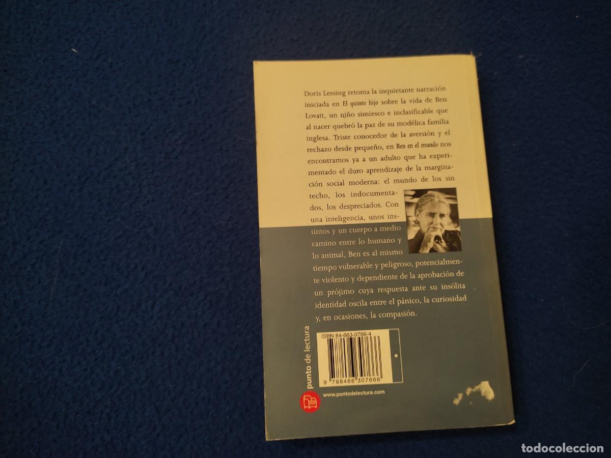 Libros de segunda mano: Ben en el Mundo Doris Lessing Ultramar Ed. B,S.A. 2003 - Foto 3