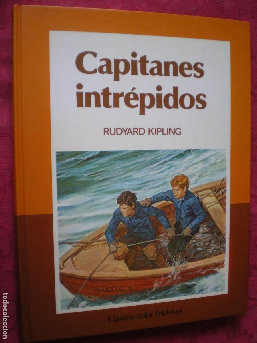 Libros de segunda mano: CAPITANES INTR&Eacute;PIDOS. RUDYARD KIPLING. CL&Aacute;SICOS COLOR EDELVIVES - Foto 1