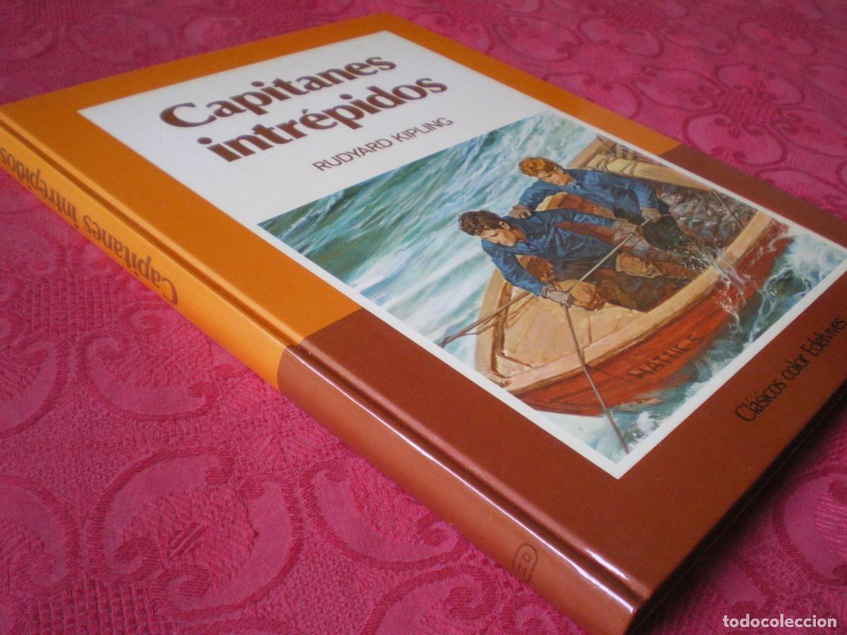 Libros de segunda mano: CAPITANES INTR&Eacute;PIDOS. RUDYARD KIPLING. CL&Aacute;SICOS COLOR EDELVIVES - Foto 2