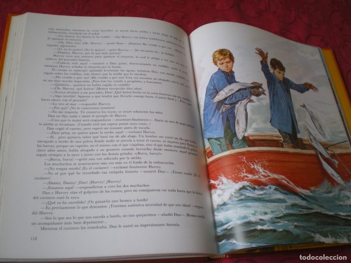 Libros de segunda mano: CAPITANES INTR&Eacute;PIDOS. RUDYARD KIPLING. CL&Aacute;SICOS COLOR EDELVIVES - Foto 4