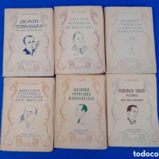Libros de segunda mano: L-5695. COLECCIÓN BARCELONA Y SU HISTORIA. 6 VOLÚMENES DIFERENTES. LIBRERIA DALMAU. 1944