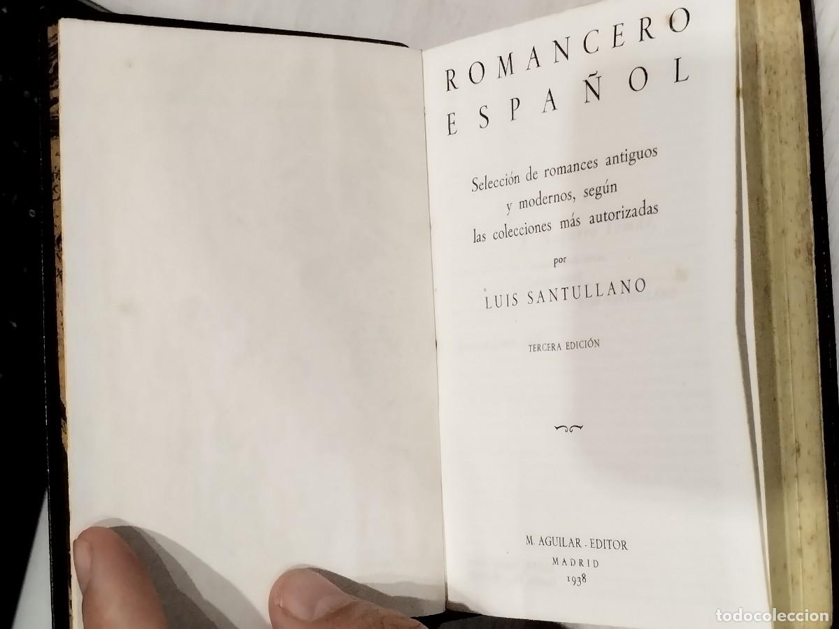 Libros de segunda mano: Romancero Espa&ntilde;ol. Aguilar. A&ntilde;o 1938. - Foto 2