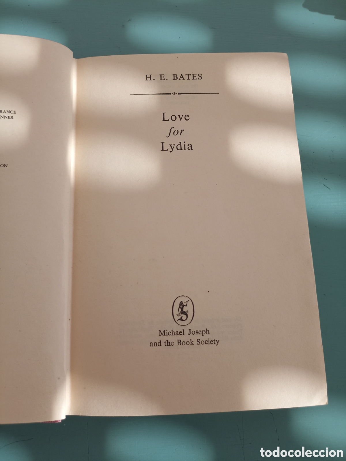 Libros de segunda mano: Love for Lydia. H.E. Bates. 1952 - Foto 1