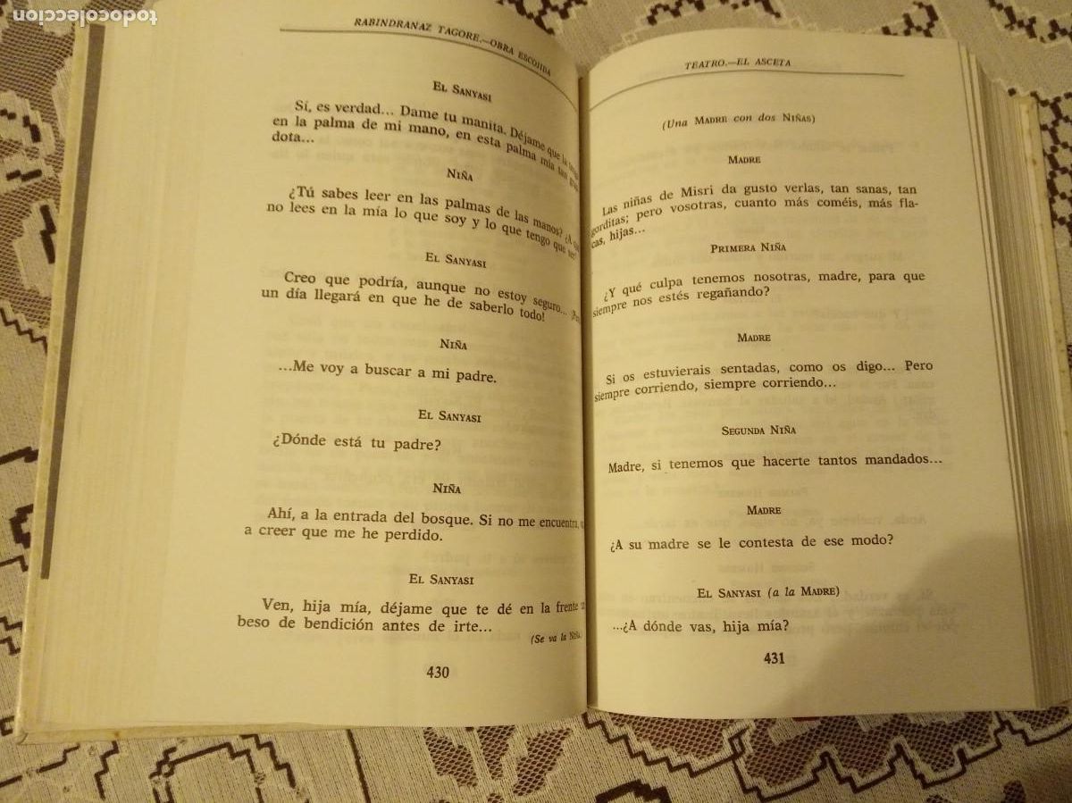 Libros de segunda mano: RABINDRANAZ TAGORE - OBRA ESCOGIDA - ED.AGUILAR . - Foto 5