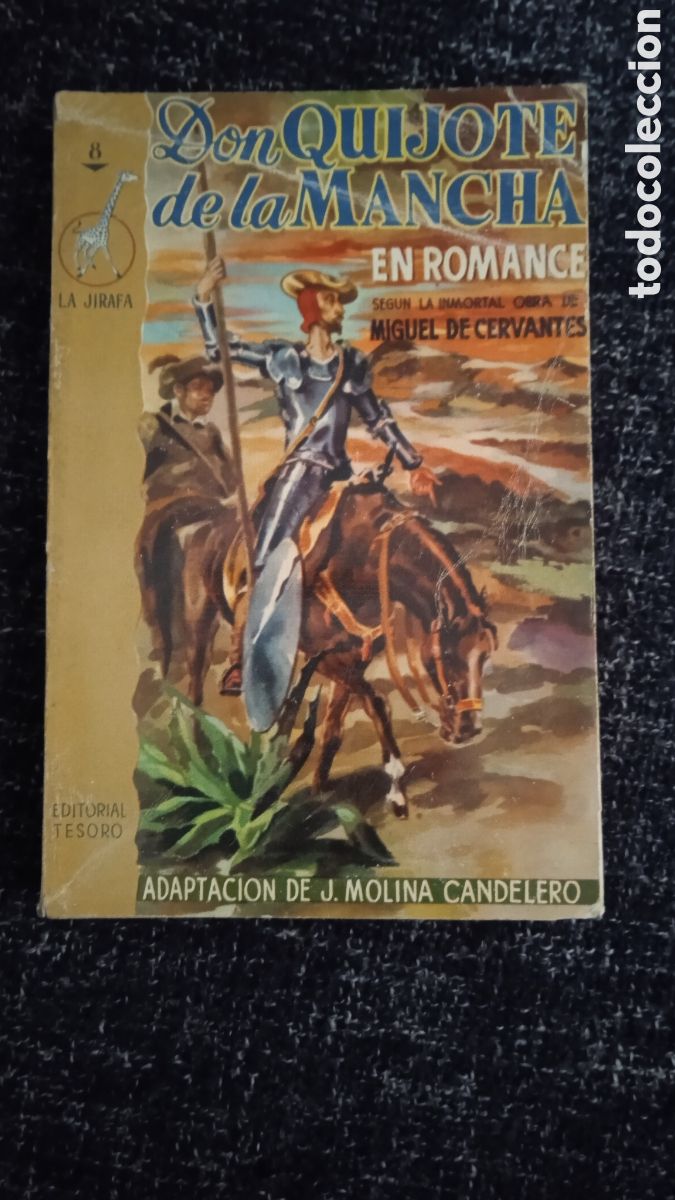 Libros de segunda mano: DON QUIJOTE DE LA MANCHA EN ROMANCE, SEG&Uacute;N LA INMORTAL OBRA DE MIGUEL DE CERVANTES -ED. A&Ntilde;O 1953