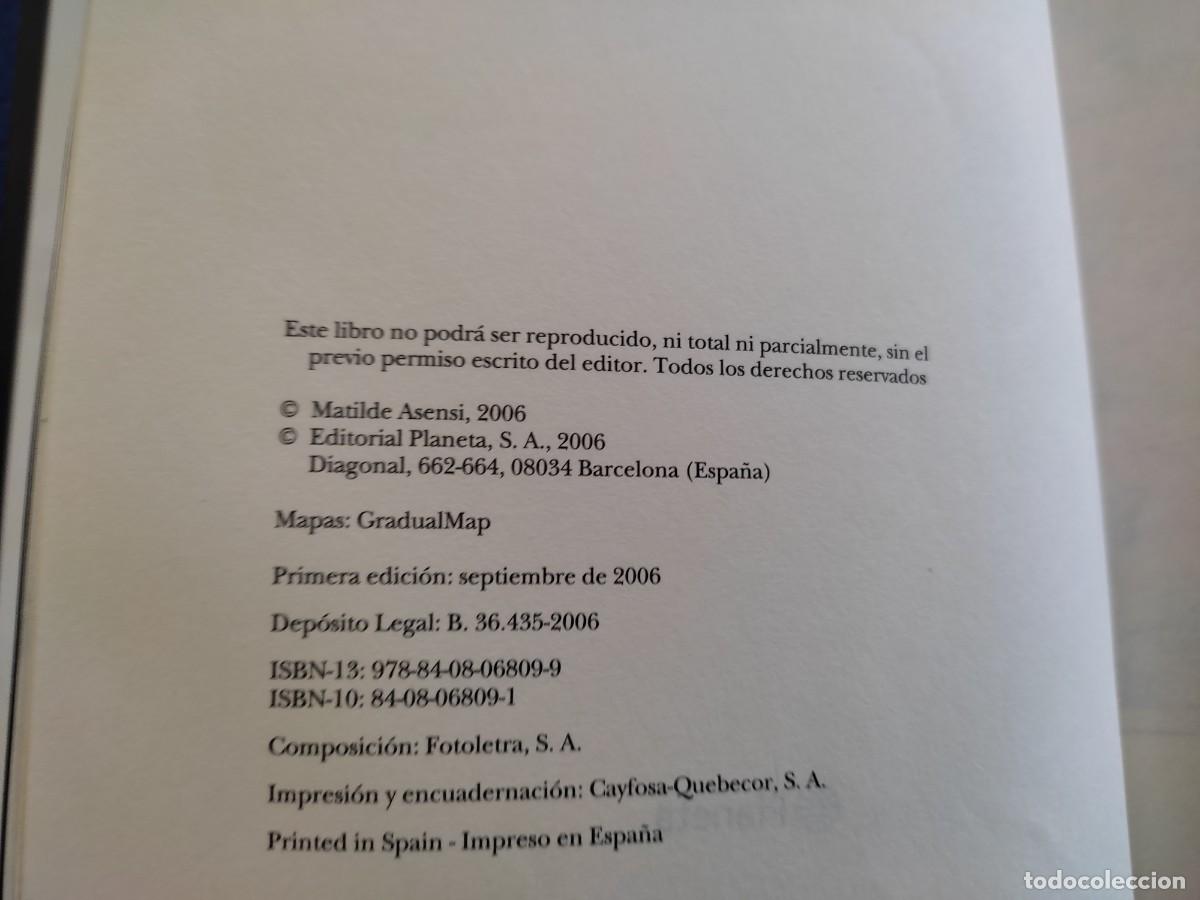 Libros de segunda mano: Todo bajo el Cielo Matilde Asensi Ed. Planeta 2006 - Foto 8