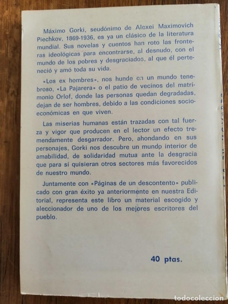 Libros de segunda mano: Los Ex Hombres - Maximo Gorki - 1972 - editorial Zero - Foto 2