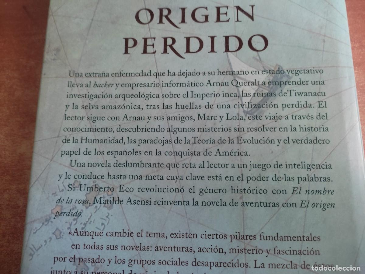 Libros de segunda mano: EL ORIGEN PERDIDO Matilde Asensi Editorial Planeta 2006 - Foto 4