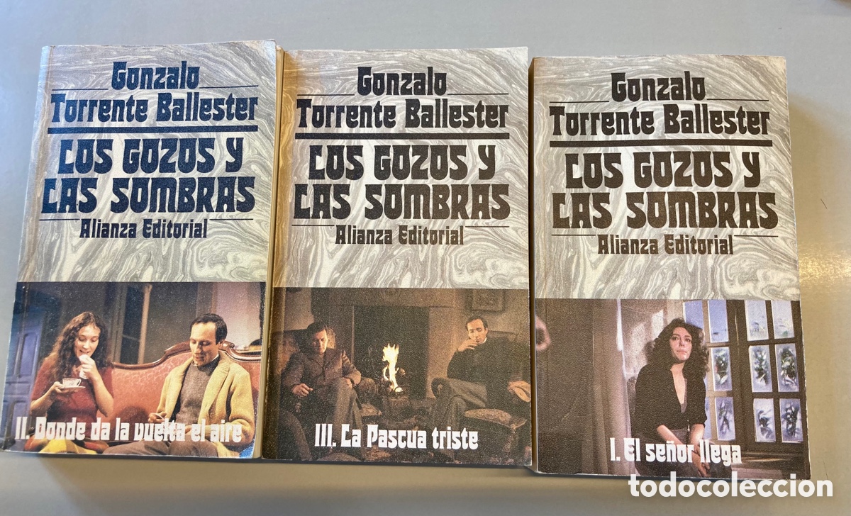 Libros de segunda mano: 3 libros trilogia los gozos y las sombras torrente ballester