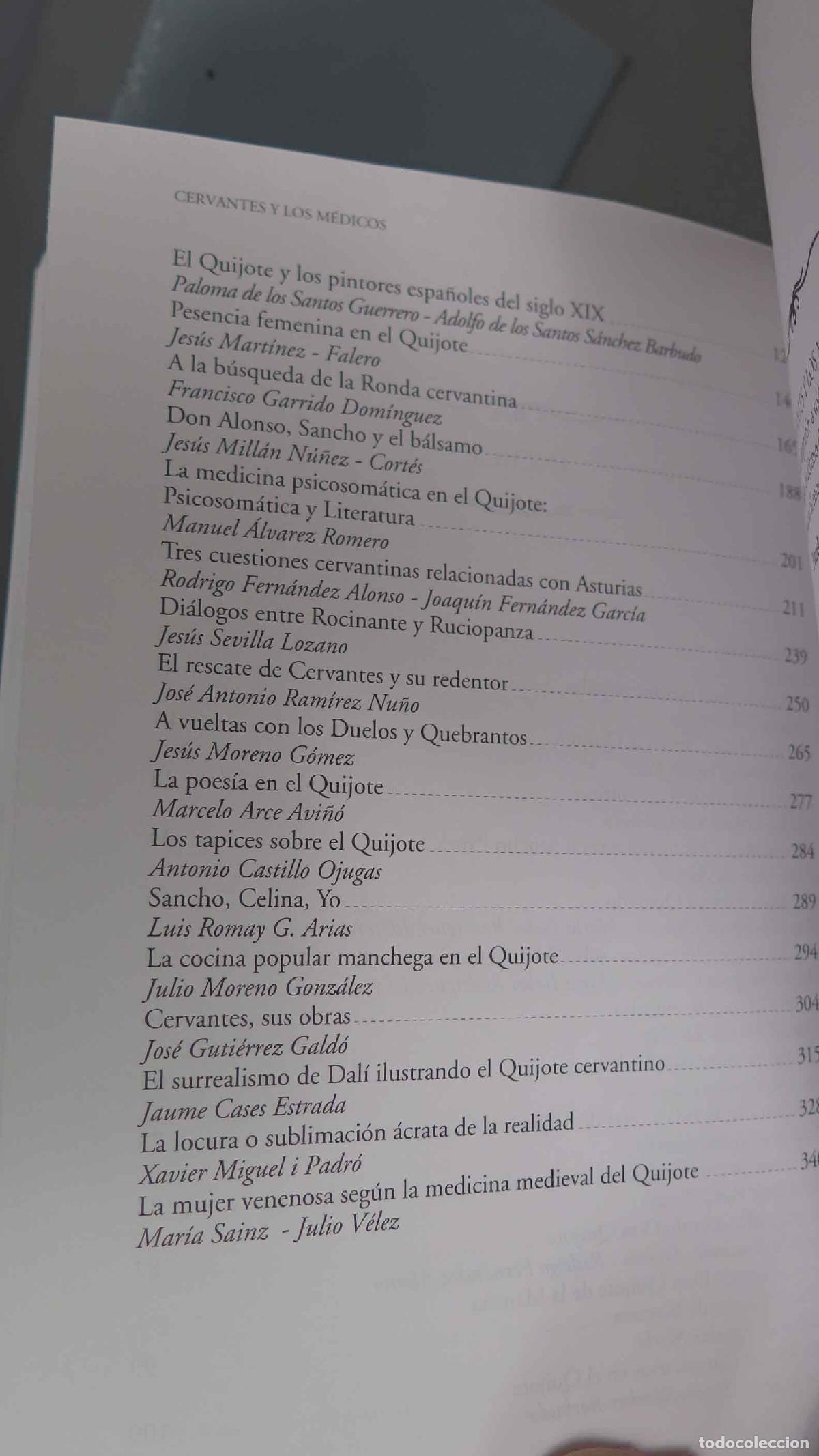 Libros de segunda mano: CERVANTES Y LOS MEDICOS - Foto 3