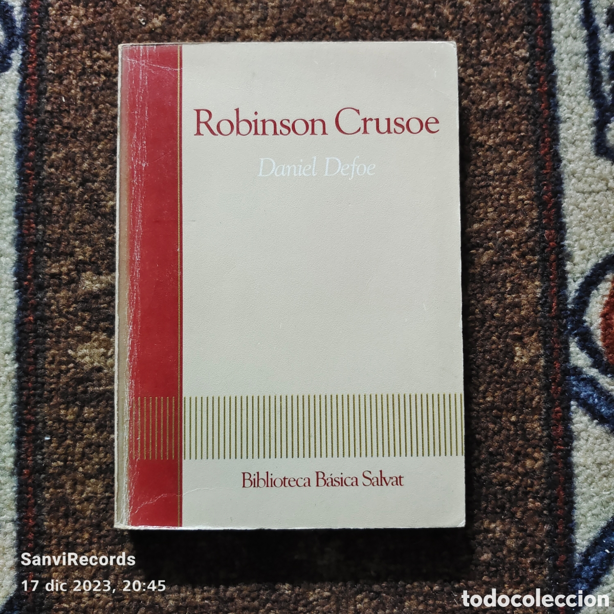 Libros de segunda mano: ROBINSON CRUSOE (DANIEL DEFOE) (BIBLIOTECA B&Aacute;SICA SALVAT) - Foto 1
