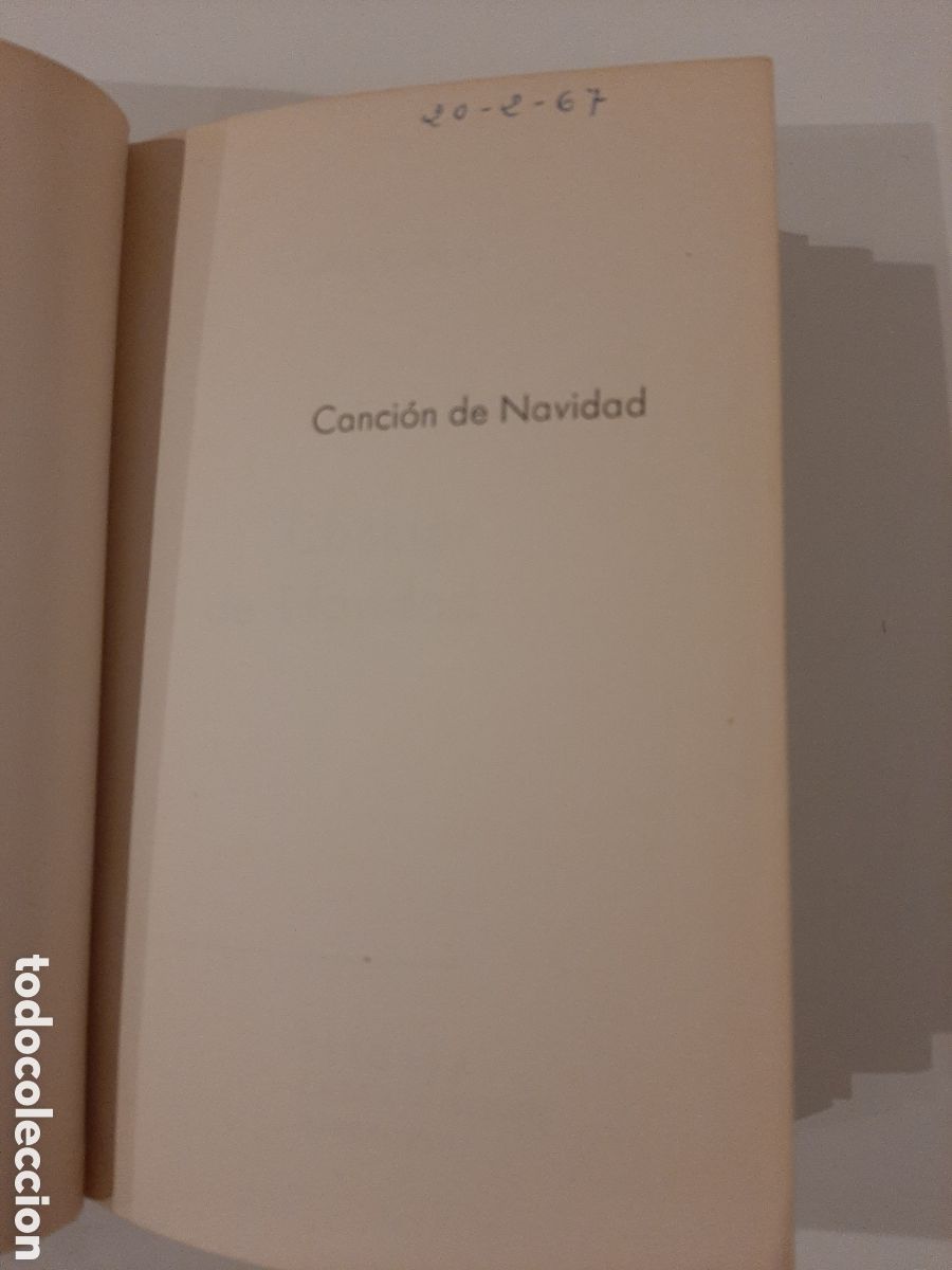 Libros de segunda mano: CARLOS DICKENS. CANCI&Oacute;N DE NAVIDAD. CIRCULO DE LECTORES/VERGARA. 1962 - Foto 3