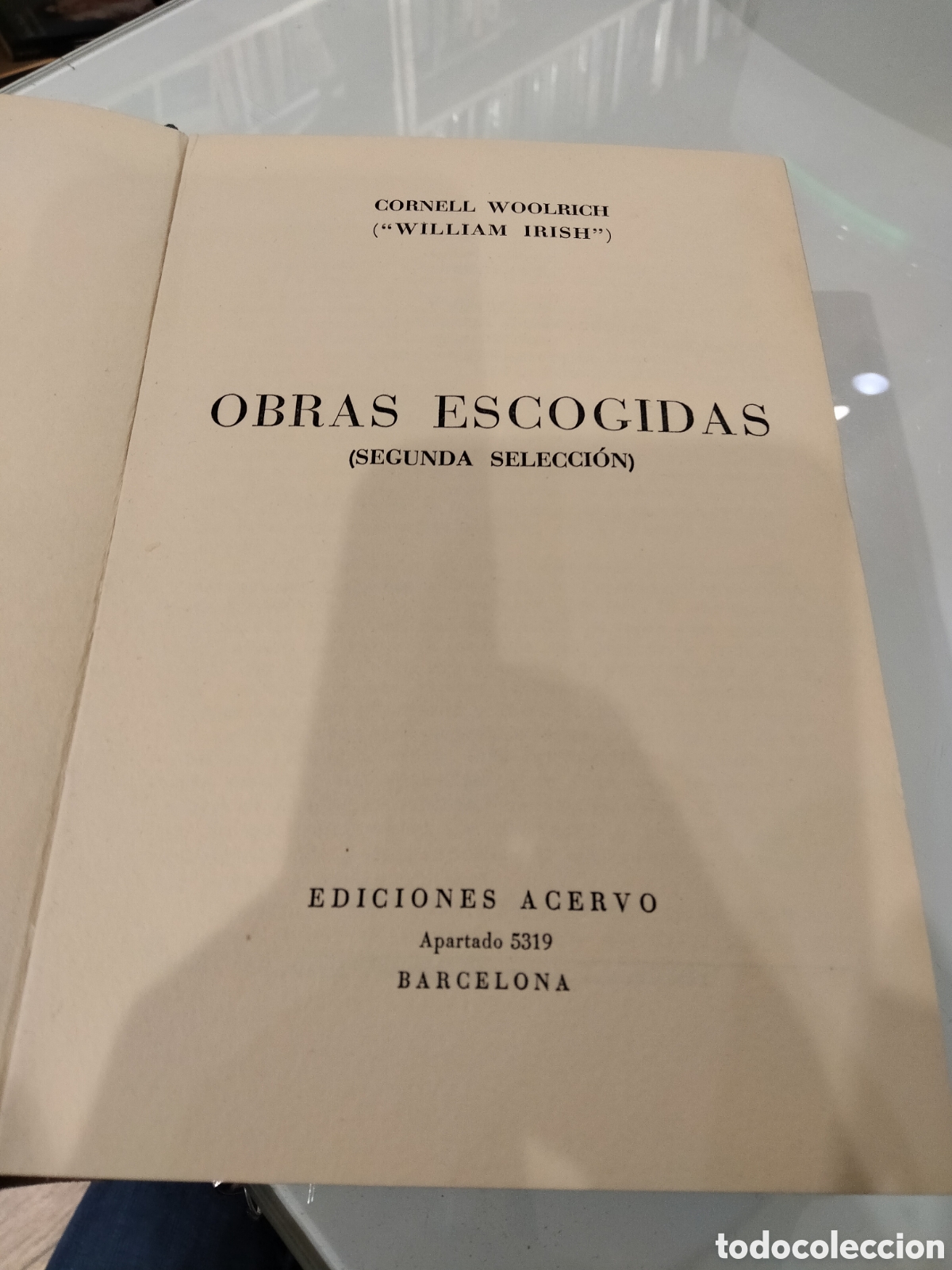 Libros de segunda mano: Obras escogidas Cornell Woolrich - Foto 3