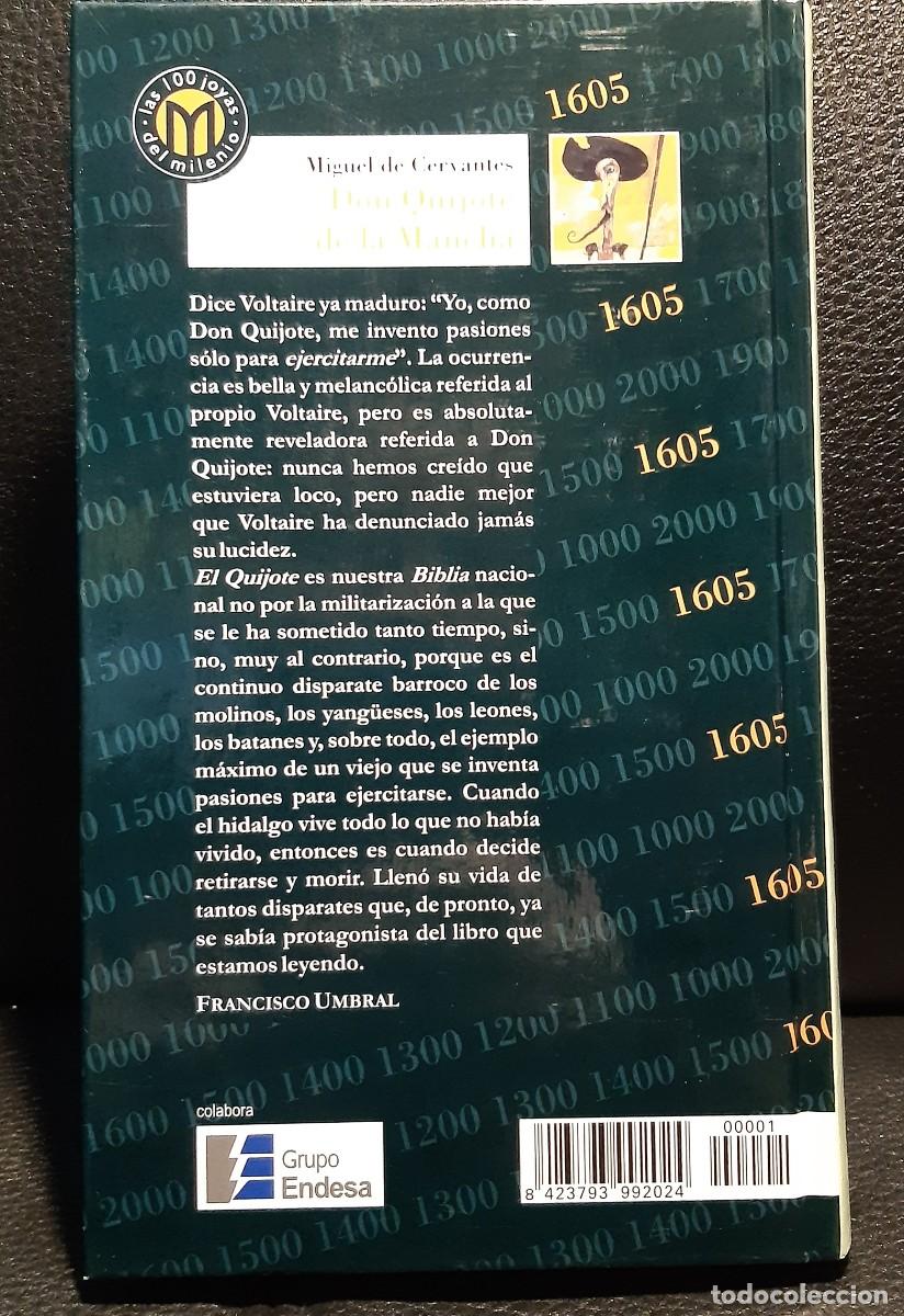 Libros de segunda mano: DON QUIJOTE DE LA MANCHA - PARTE 1 - LIBRO - COLECCION MILLENIUM - 1999 - FRANCISCO UMBRAL - Foto 2