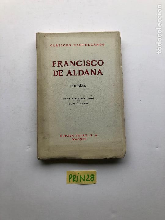 Libros de segunda mano: Francisco de Aldana - Foto 1