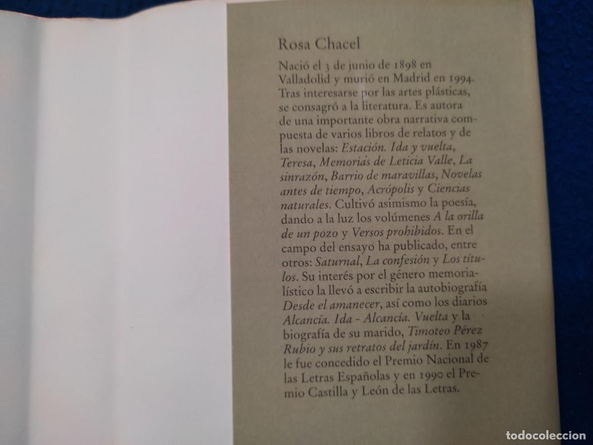 Libros de segunda mano: Desde el Amanecer Rosa Chacel C&iacute;rculo de Lectores 1997 - Foto 6