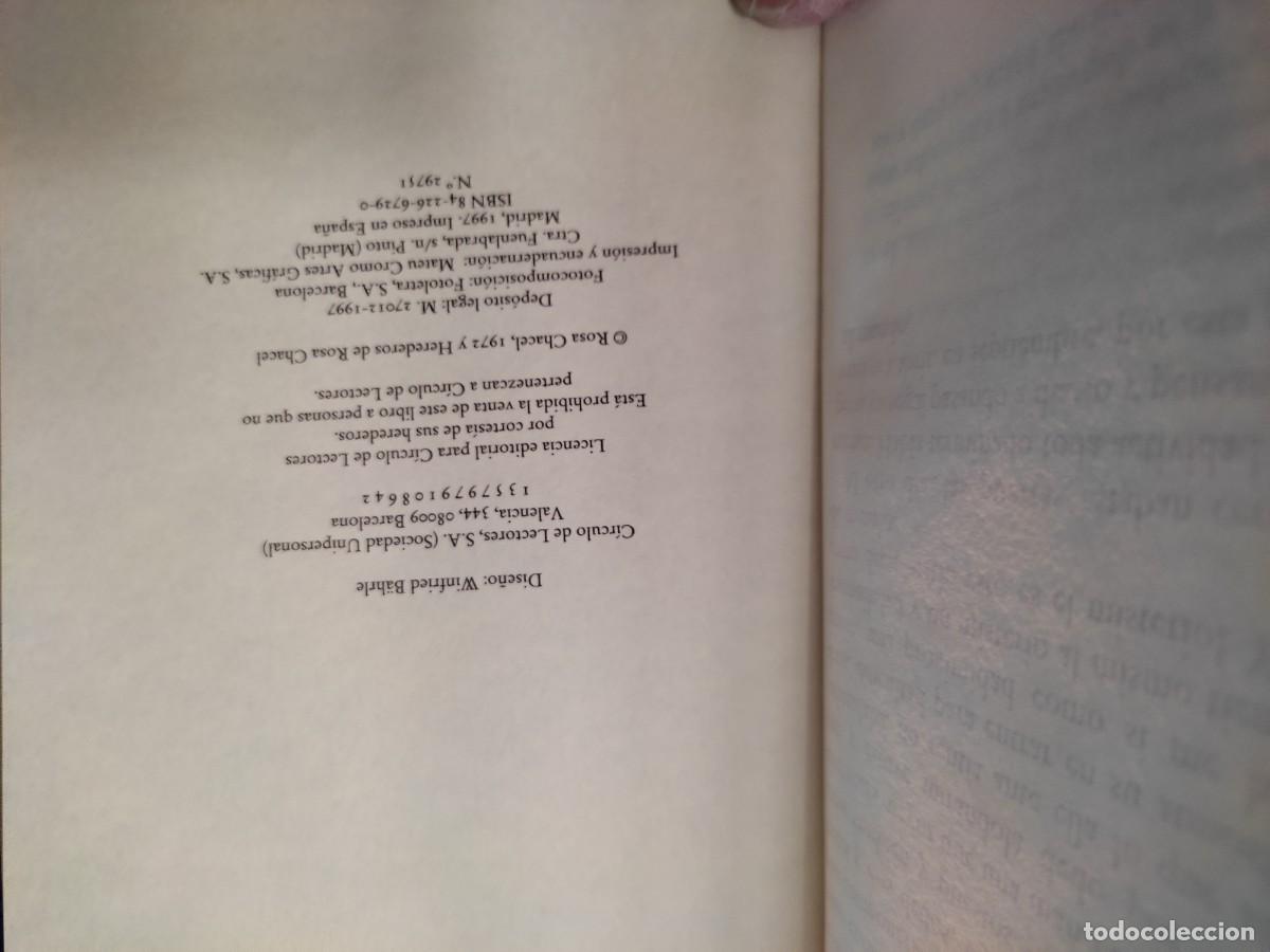 Libros de segunda mano: Desde el Amanecer Rosa Chacel C&iacute;rculo de Lectores 1997 - Foto 8