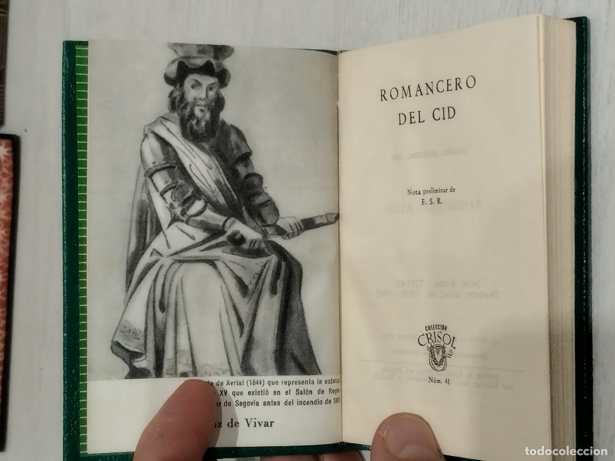 Libros de segunda mano: Romancero del Cid. Aguilar. Crisol 41. - Foto 3