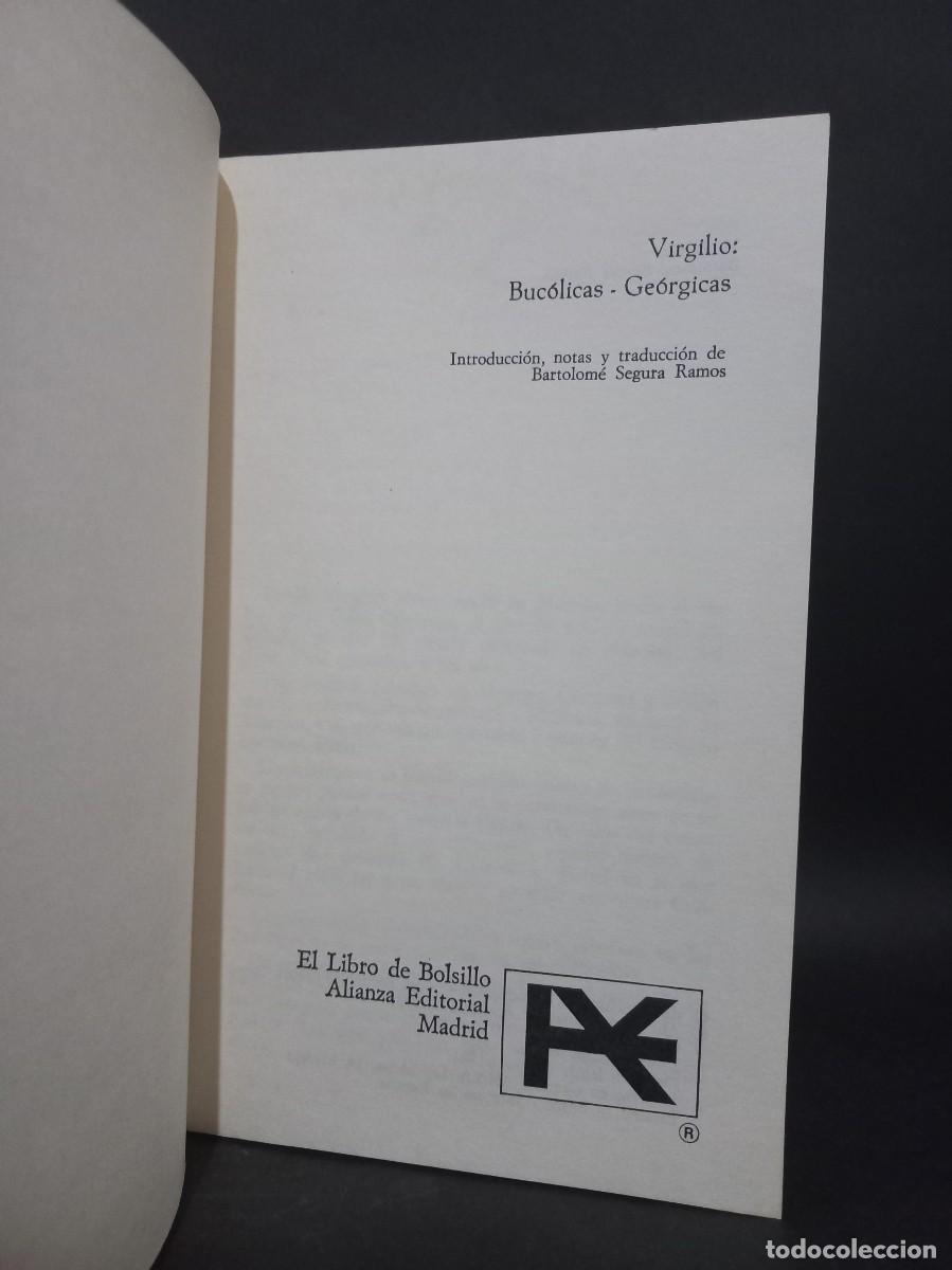 Libros de segunda mano: Virgilio - Buc&oacute;licas - Ge&oacute;rgicas - 1981 - Foto 2