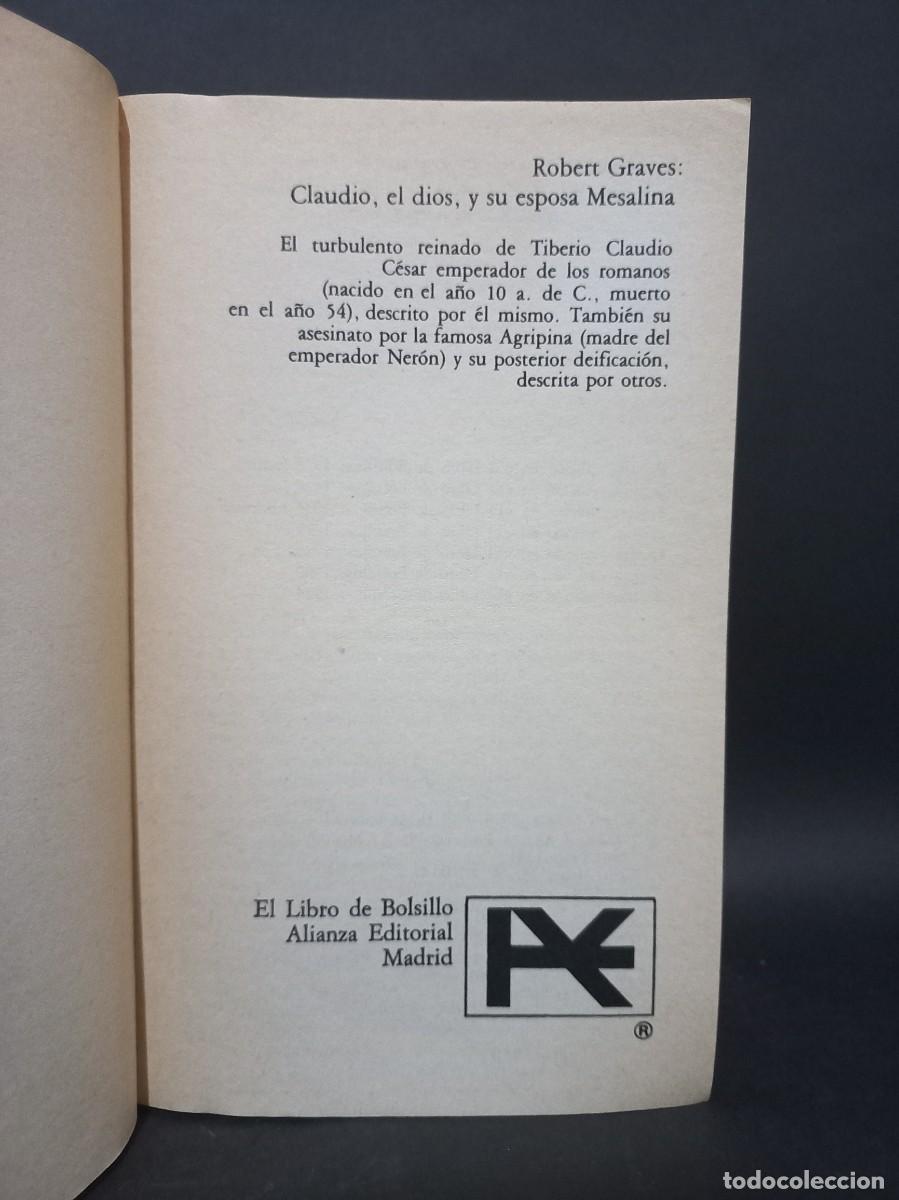 Libros de segunda mano: Robert Graves - Claudio, El Dios - 1979 - Foto 2