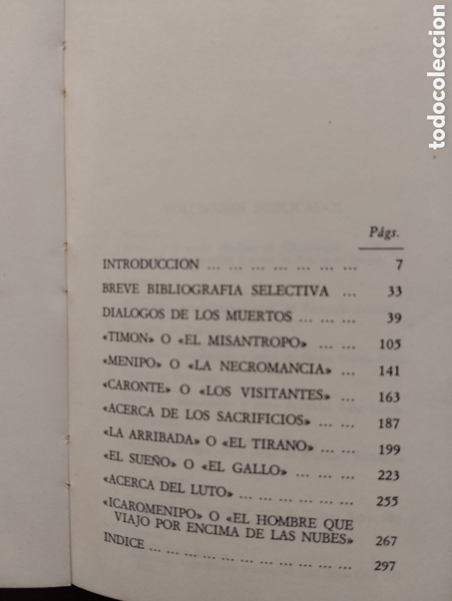 Libros de segunda mano: Di&aacute;logos de tendencia c&iacute;nica, Luciano de Samosata - Foto 3