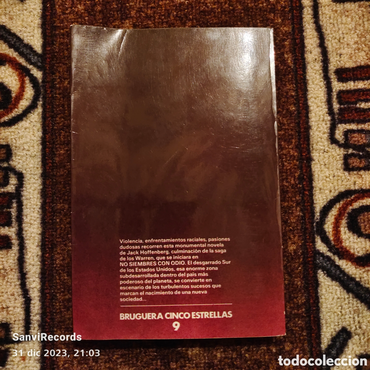 Libros de segunda mano: COSECHA DE L&Aacute;GRIMAS (JACK HOFFENBERG) (BRUGUERA) - Foto 2