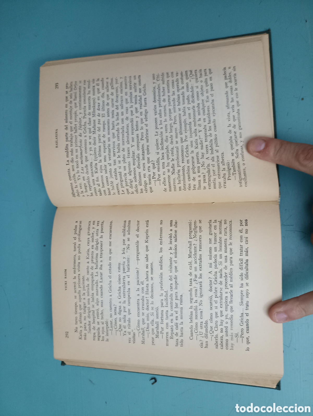 Libros de segunda mano: Bailarina. Vicki Baum. Barcelona 1959 - Foto 6
