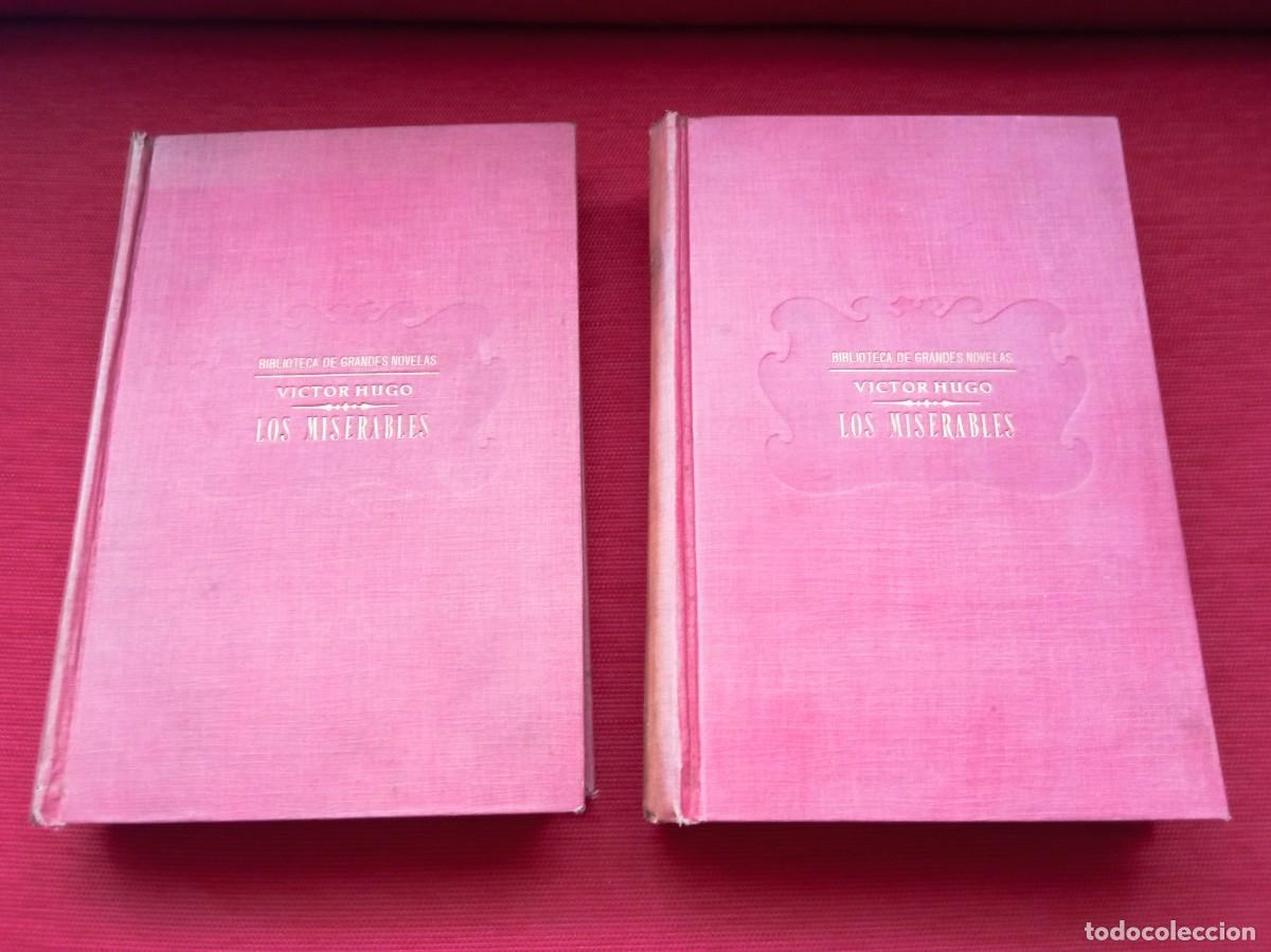 Libros de segunda mano: Los miserables (Dos vol&uacute;menes). Autor: V&iacute;ctor Hugo - Foto 1