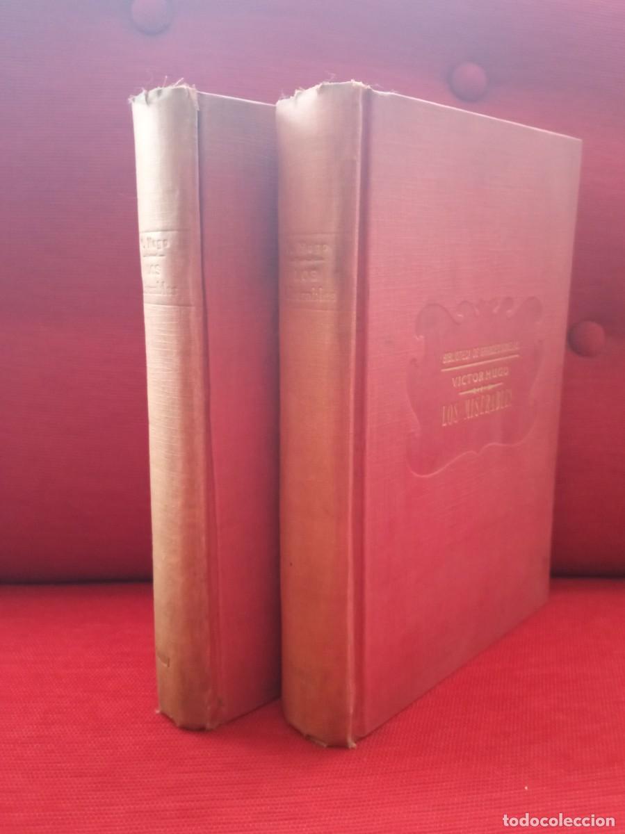 Libros de segunda mano: Los miserables (Dos vol&uacute;menes). Autor: V&iacute;ctor Hugo - Foto 3