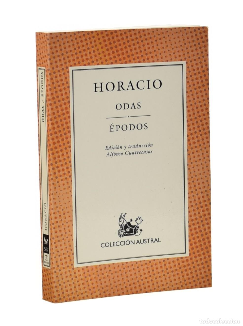 Libros de segunda mano: ODAS / EPODOS - HORACIO - Foto 1