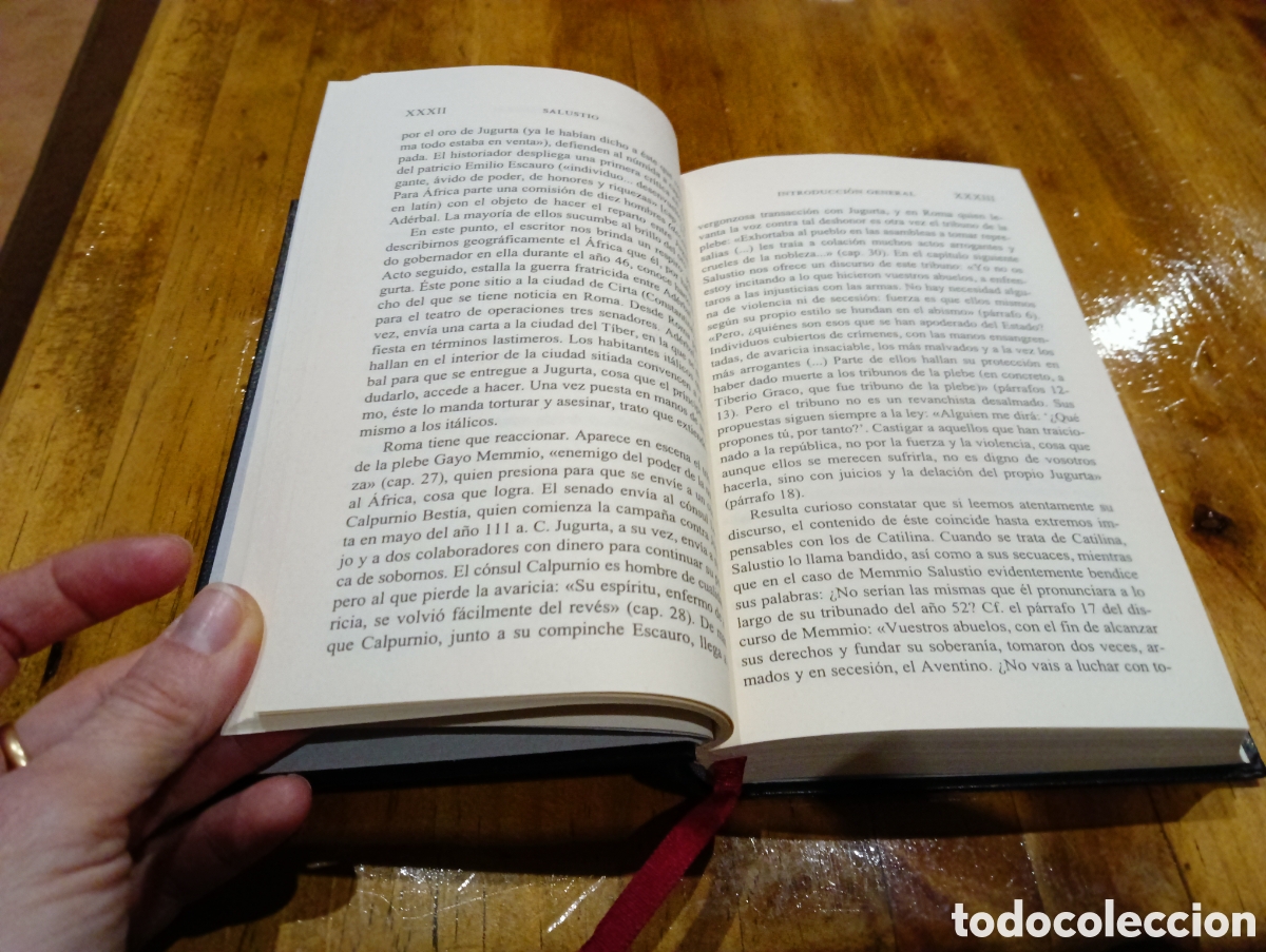 Libros de segunda mano: Conjuracion de catilina , guerra de jugurta - Foto 3