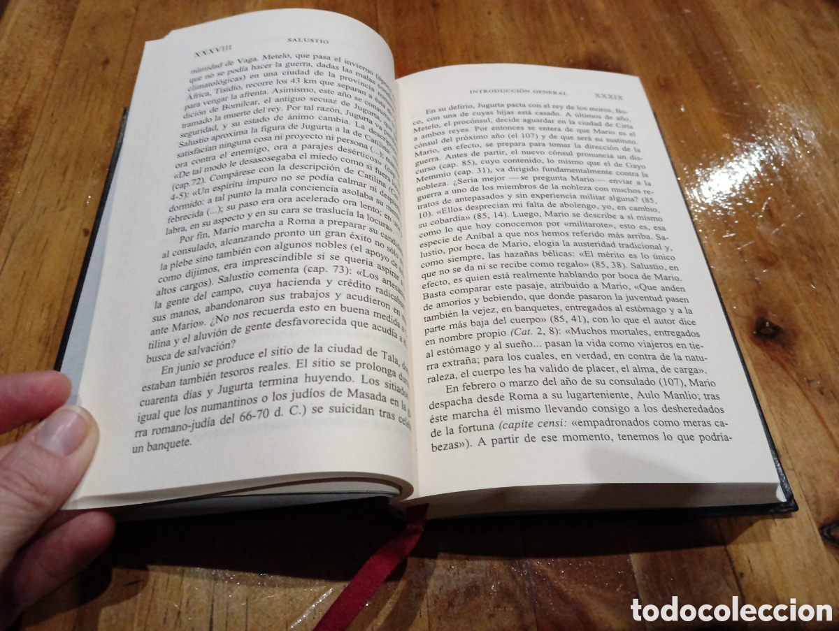Libros de segunda mano: Conjuracion de catilina , guerra de jugurta - Foto 4