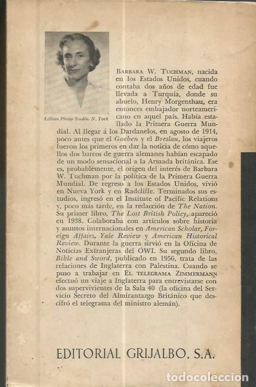 Libros de segunda mano: EL TELEGRAMA ZIMMERMANN - BARBARA W. TUCHMAN - Foto 5