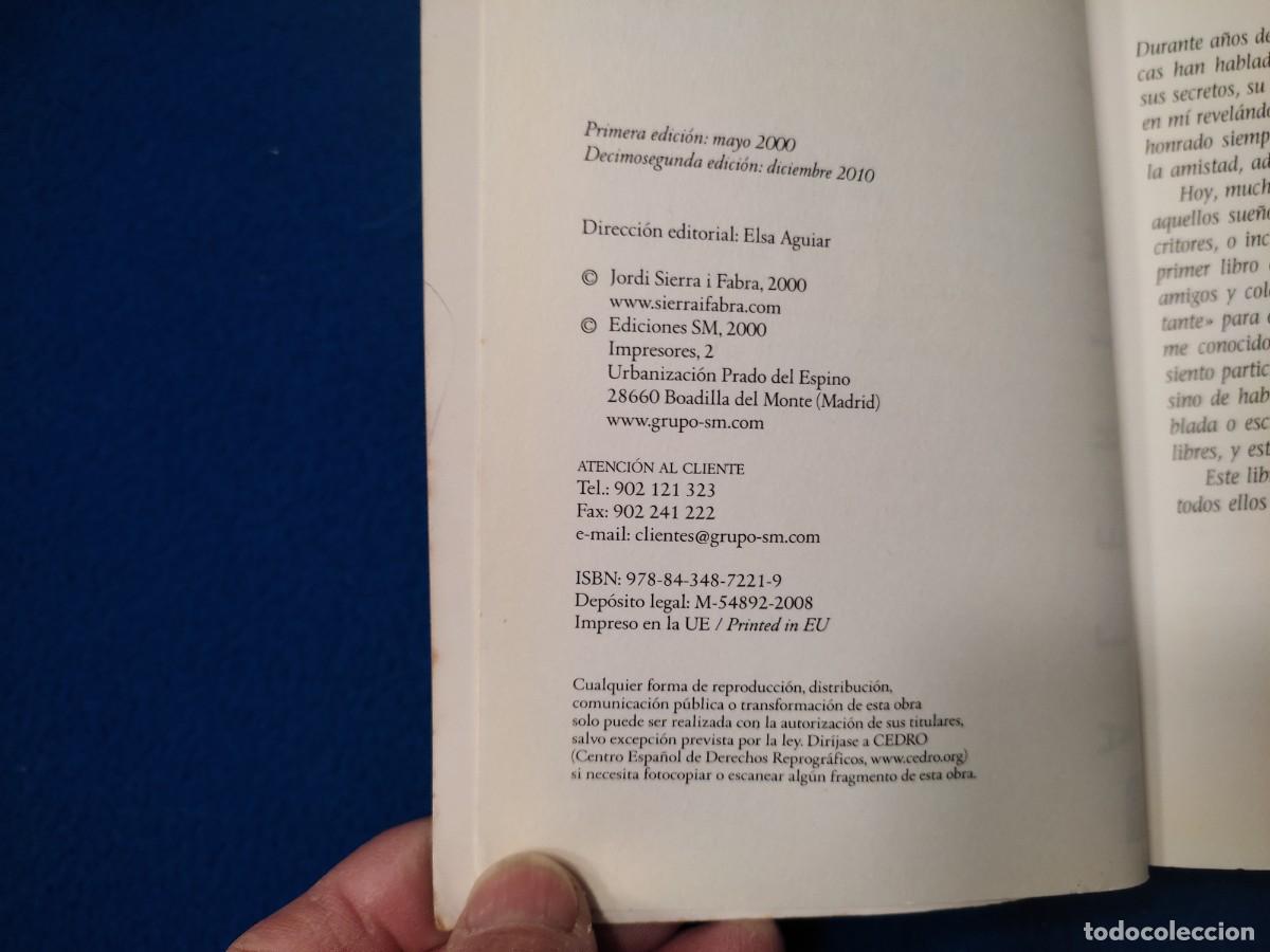 Libros de segunda mano: RABIA Jordi Serra i Fabra Ediciones SM A&ntilde;o 2008 - Foto 5