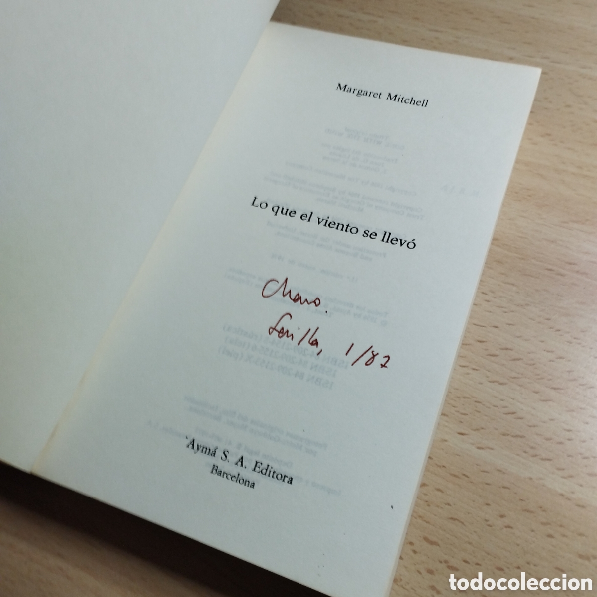 Libros de segunda mano: Lo que el viento se llev&oacute;. Margaret Mitchell. 1978. Aym&aacute;. Completa. - Foto 7