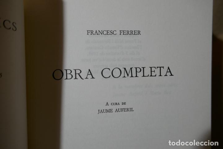 Libros de segunda mano: FRANCESC FERRER - OBRA COMPLETA - EDITORIAL BARCINO - Foto 6