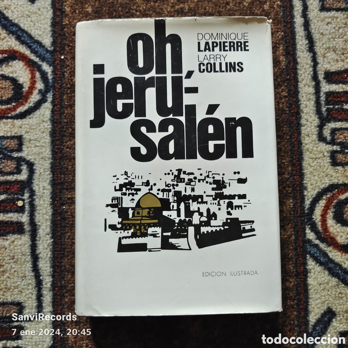 Libros de segunda mano: OH JERUSAL&Eacute;N (DOMINIQUE LAPIERRE - LARRY COLLINS) - Foto 1