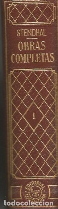 Libros de segunda mano: OBRAS COMPLETAS-TOMO I-STENDHAL (HENRI BEYLE) - Foto 1