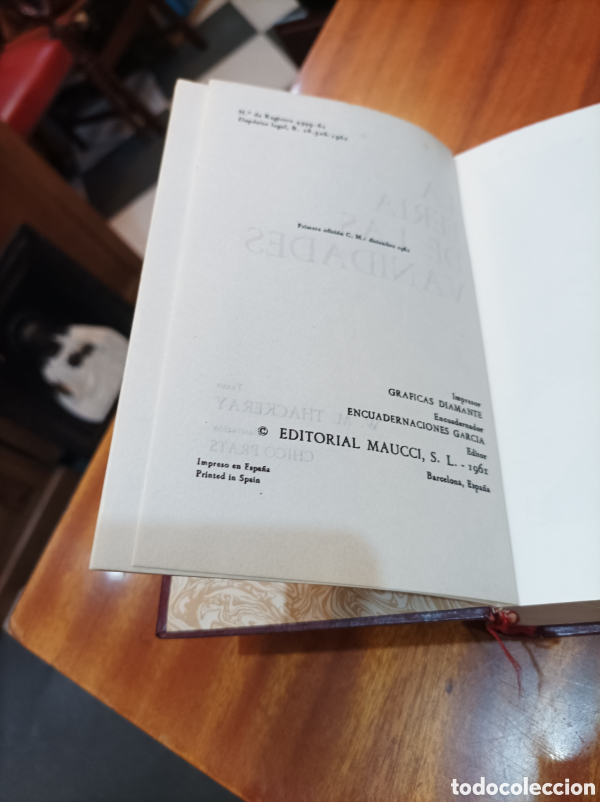 Libros de segunda mano: LA FERIA DE LAS VANIDADES 1EDICION1961 E.M.THACKERSY - Foto 2