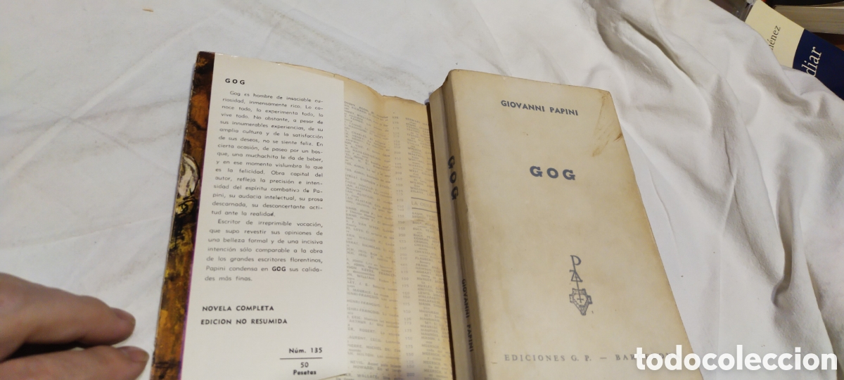 Libros de segunda mano: Gog. Giovanni papini. - Foto 2