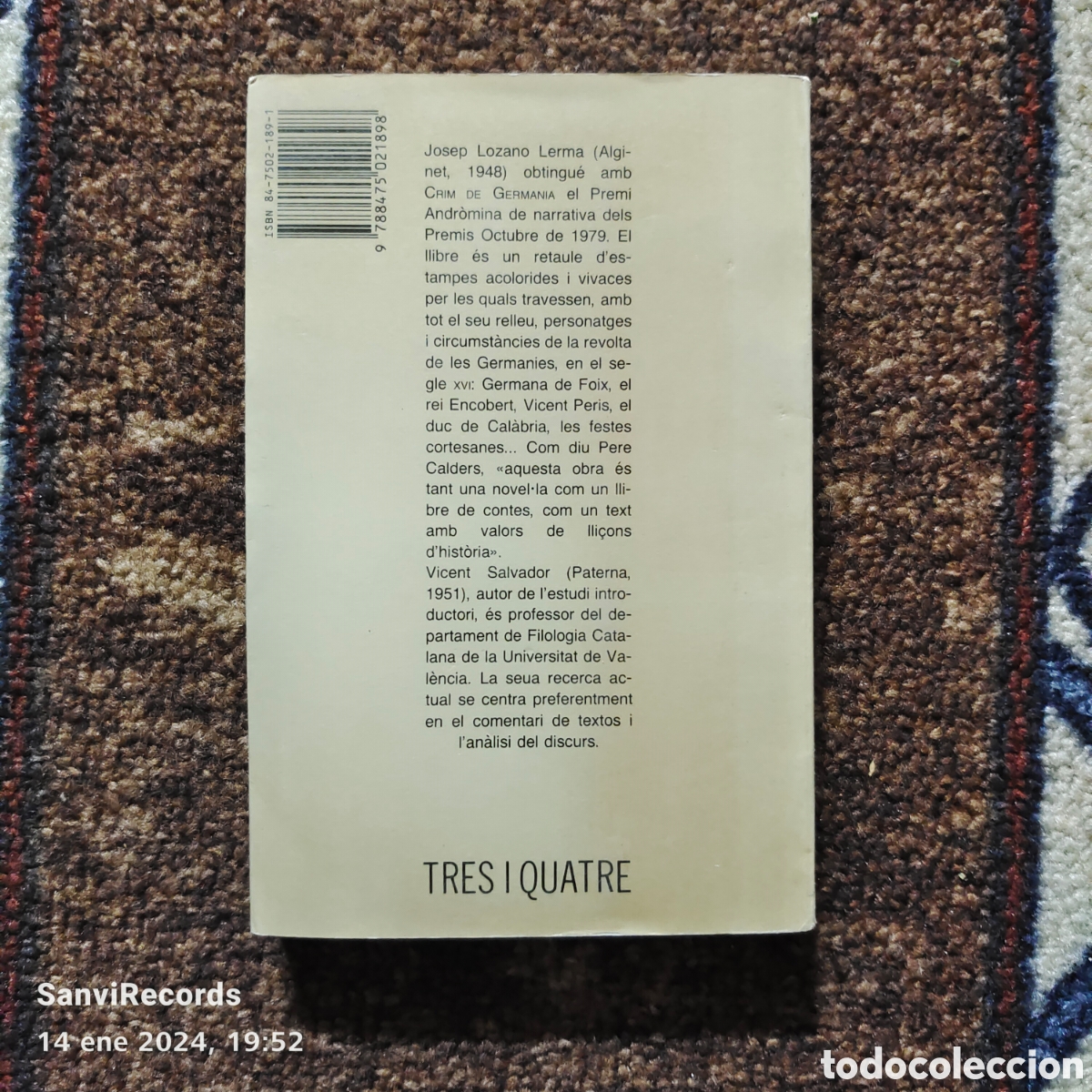 Libros de segunda mano: CRIM DE GERMANIA (JOSEP LOZANO) (LESTEL) - Foto 2