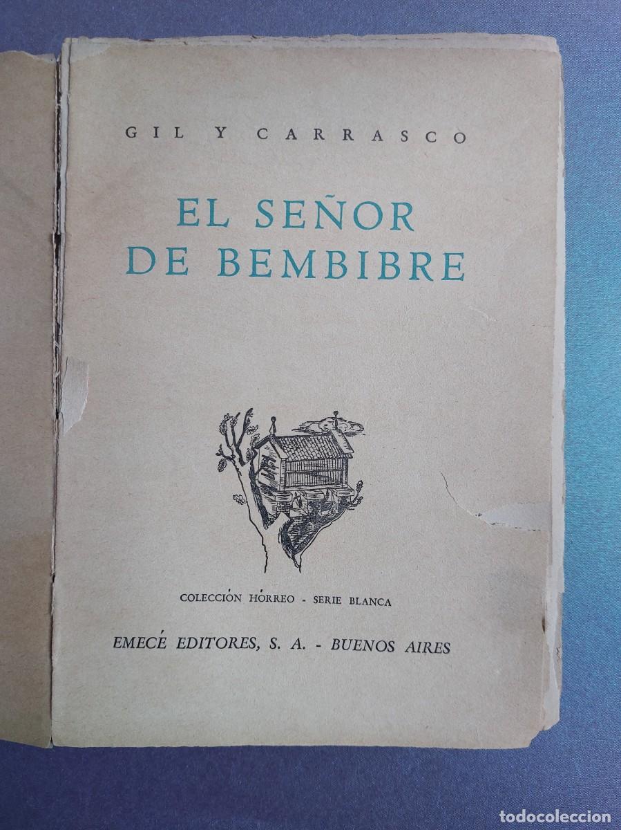 Libros de segunda mano: 1942 - El se&ntilde;or de Bembirre - Gil y Carrasco - Buenos aires - Foto 3