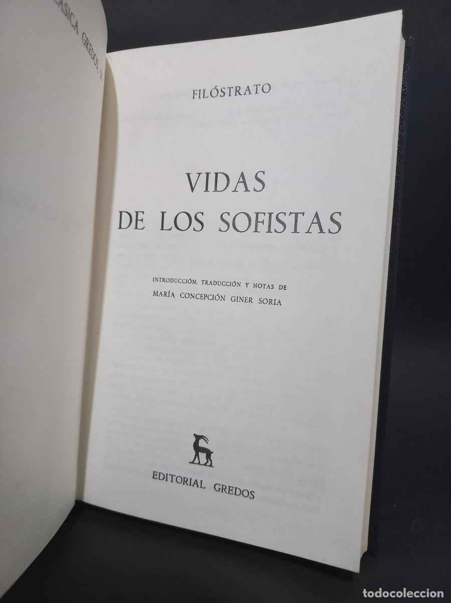 Libros de segunda mano: FIL&Oacute;STRATO - VIDAS DE LOS SOFISTAS - PRIMERA EDICI&Oacute;N - 1982 - Foto 2