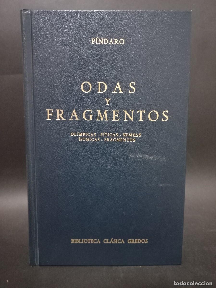 Libros de segunda mano: P&Iacute;NDARO - ODAS Y FRAGMENTOS - PRIMERA EDICI&Oacute;N - 1984 - Foto 1