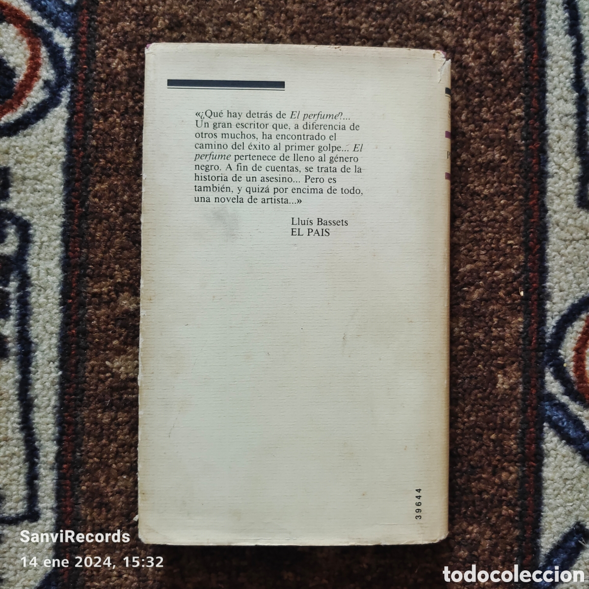 Libros de segunda mano: EL PERFUME (PATRICK S&Uuml;SKIND) - Foto 2