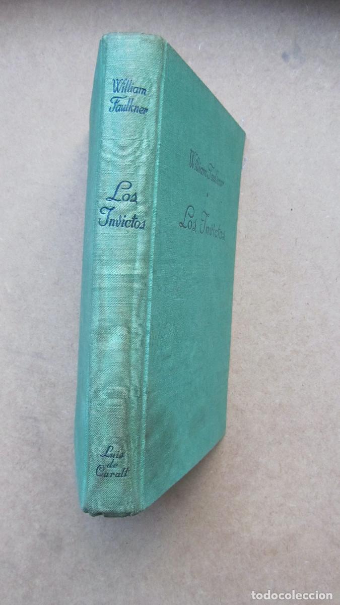 Libros de segunda mano: Los invictos William Faulkner 1951 - Foto 3