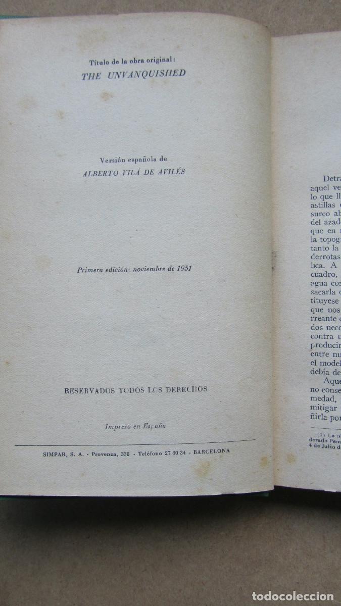 Libros de segunda mano: Los invictos William Faulkner 1951 - Foto 4