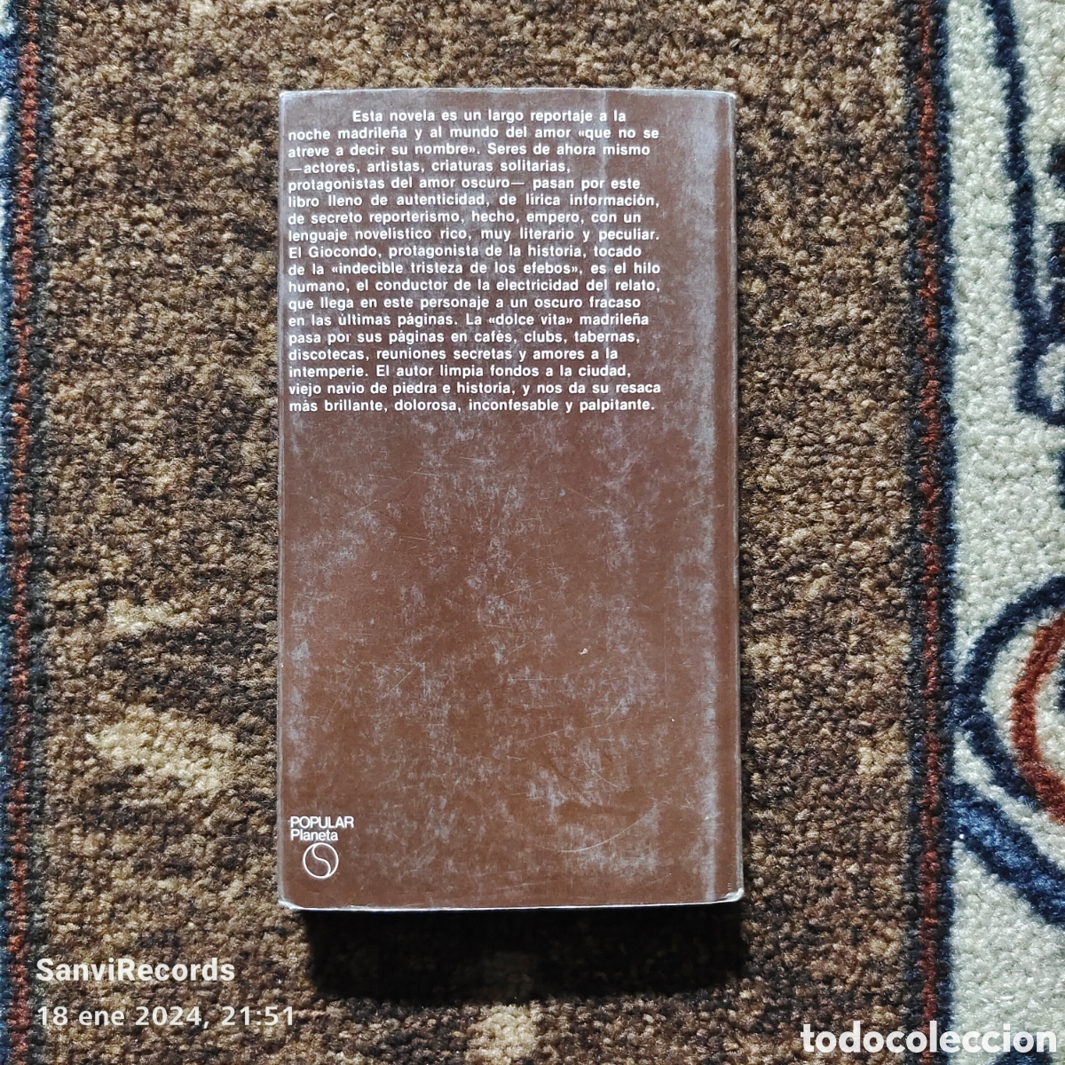 Libros de segunda mano: EL GIOCONDO (FRANCISCO UMBRAL) (PLANETA) - Foto 2