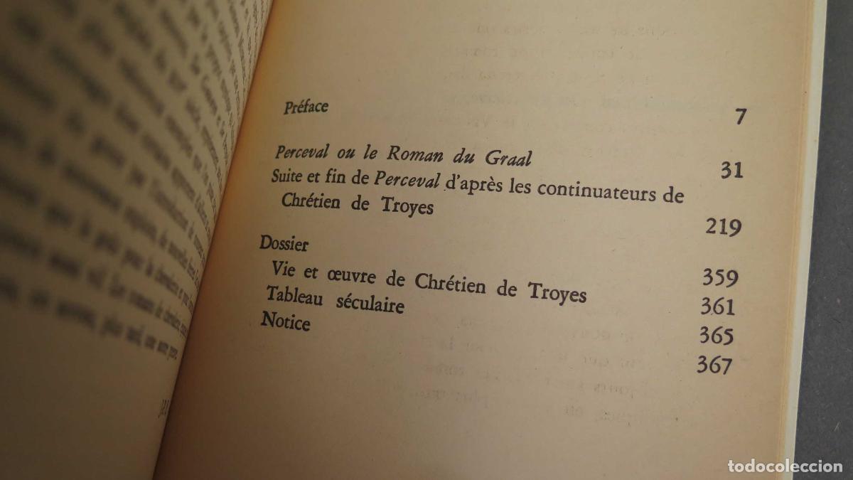Libros de segunda mano: PERCEVAL OU LE ROMAN DE GRAAL. DE TROYES - Foto 2
